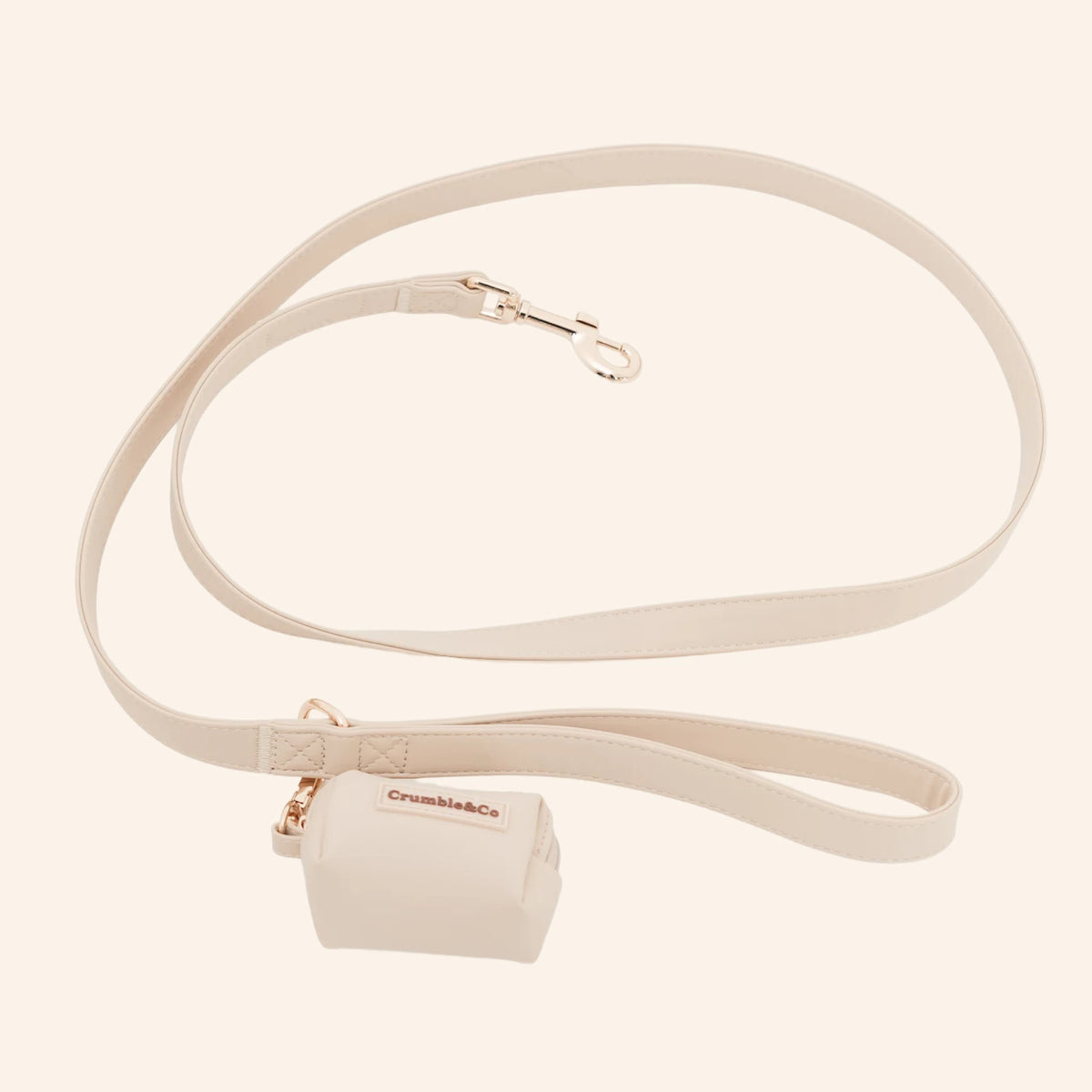 Biscuit PU Leather Lead