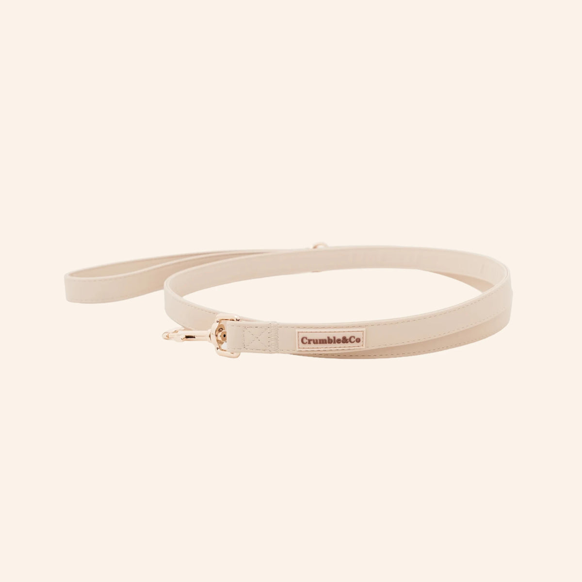 Biscuit PU Leather Lead