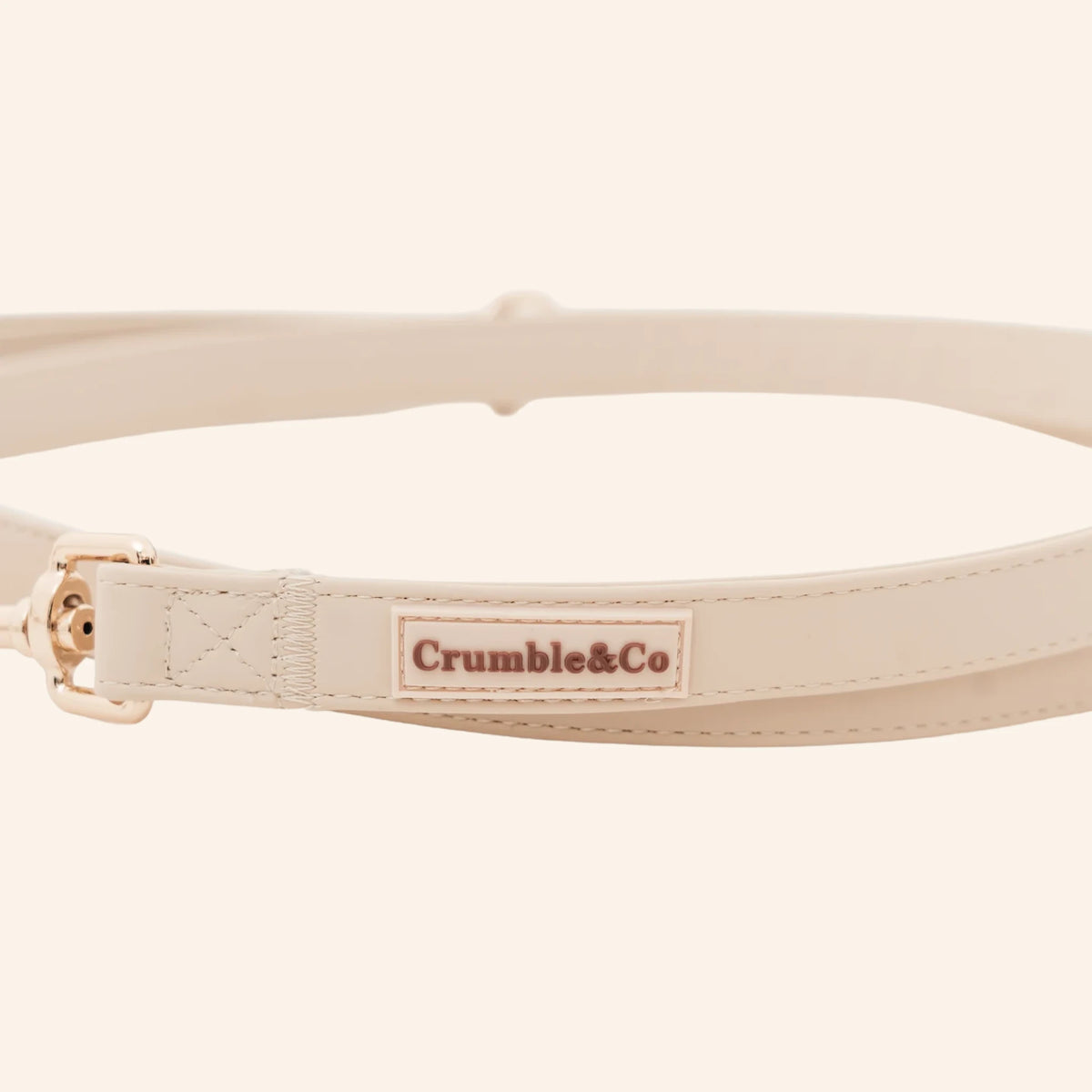 Biscuit PU Leather Lead