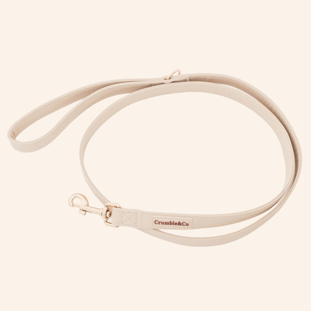 Biscuit PU Leather Lead
